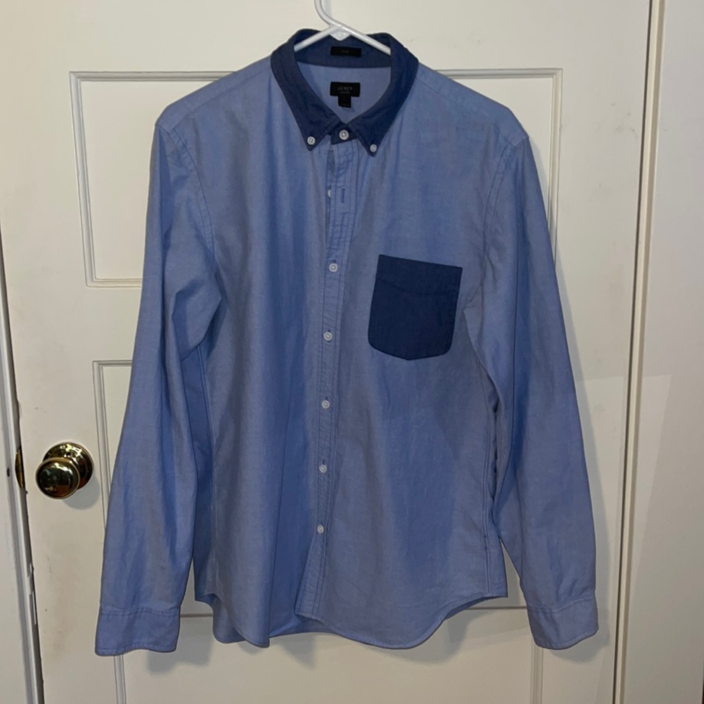JCrew Oxford button down slim shirt